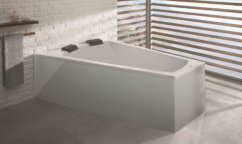 Baignoire en acrylique - LARGO: 3705 - HOESCH - blanche