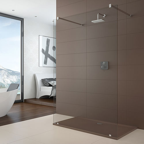 Douche à l'italienne - ONE&ONE: 4746 - HOESCH - en verre / en niche