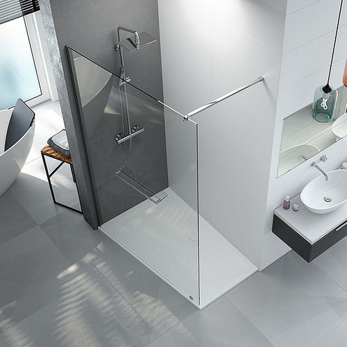 Douche à l'italienne - ONE&ONE: 5904 - HOESCH - en verre / en niche