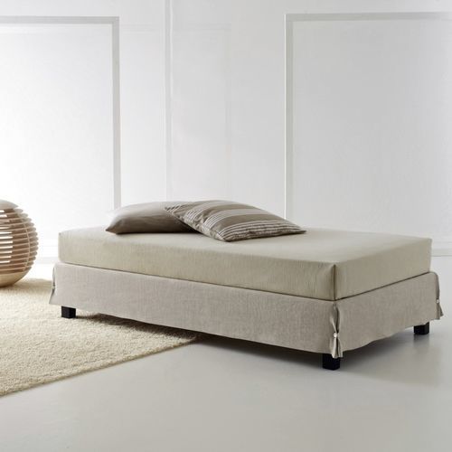 Lit double - WHITE - CASAMANIA HORM - simple / contemporain / tapissé