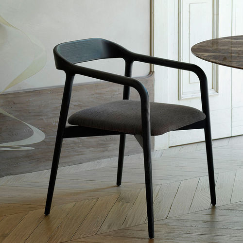 Chaise contemporaine - VELASCA - CASAMANIA HORM - d'intérieur / en cuir / en tissu