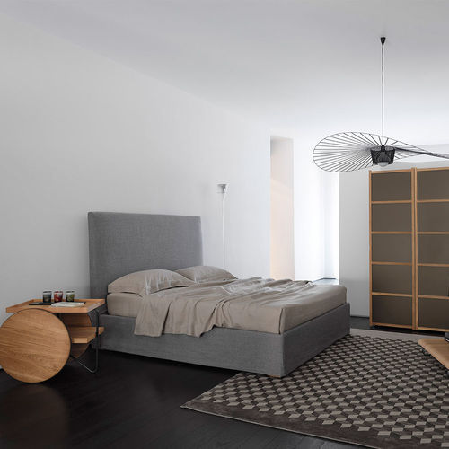 Lit double - PANAREA - CASAMANIA HORM - contemporain / tapissé / avec tête de lit tapissée