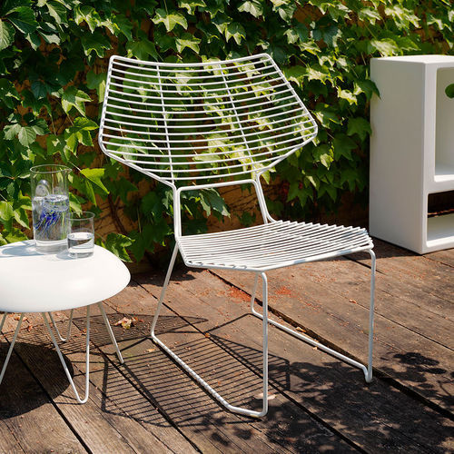 Chaise contemporaine - ALIENO PEACOCK - CASAMANIA HORM - de jardin / en tissu / en métal peint