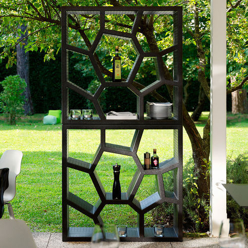 Étagère modulable - OPUS INCERTUM - CASAMANIA HORM - design original / en polypropylène / d'extérieur