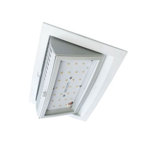 Downlight encastrable au plafond - SUPRA  - SECOM Iluminacion, - à LED / rectangulaire / IP44