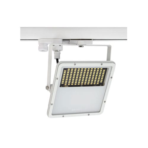 Éclairage sur rail à LED - PROTEK  - SECOM Iluminacion, - carré / en fonte d'aluminium / en polycarbonate