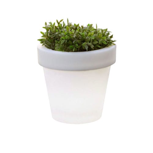 Pot de jardin en polyéthylène - NAYA  - SECOM Iluminacion, - rond / lumineux / résidentiel