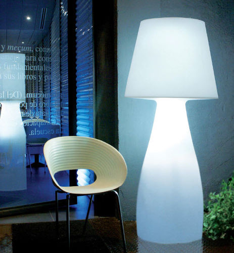 Borne d'éclairage de jardin - TELMA  - SECOM Iluminacion, - contemporaine / en polyéthylène / à LED