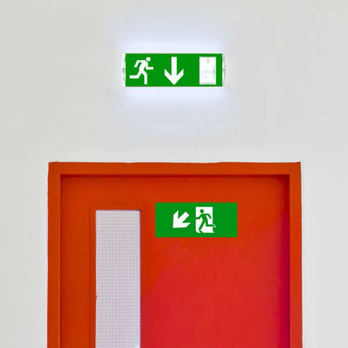 Éclairage de secours mural - LUMAX S  - LENA LIGHTING - rectangulaire / à LED / en polycarbonate