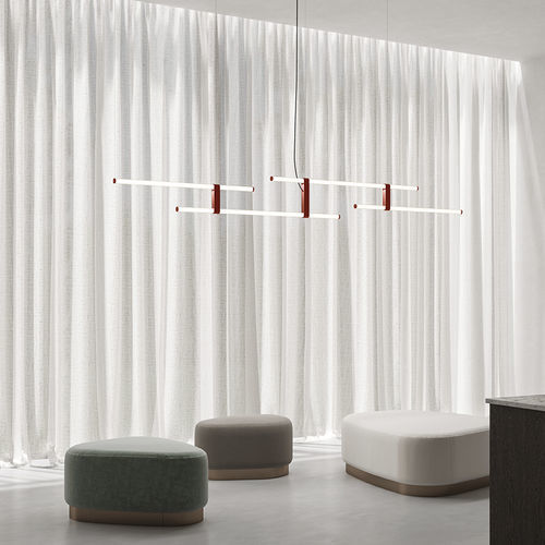 Suspension - PARALELA - AXO Light - en verre borosilicaté / en nylon / contemporaine