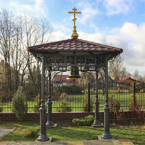 Gazebo toit en tuiles - AL4 - F.P.H. Art Metal Sp.J. - structure en métal / pour espace public