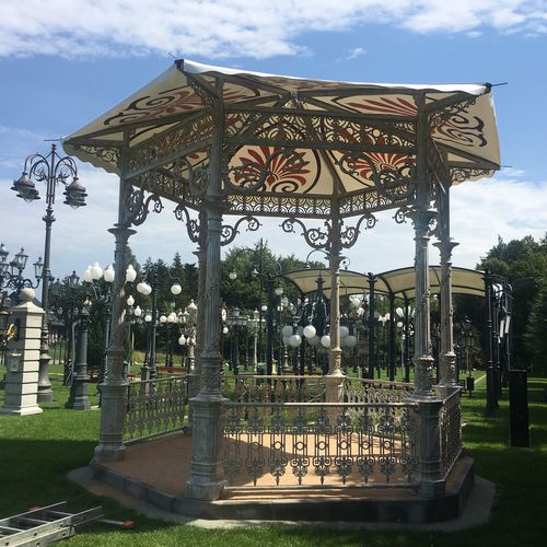 Gazebo en métal - AL1 - F.P.H. Art Metal Sp.J. - pour espace public