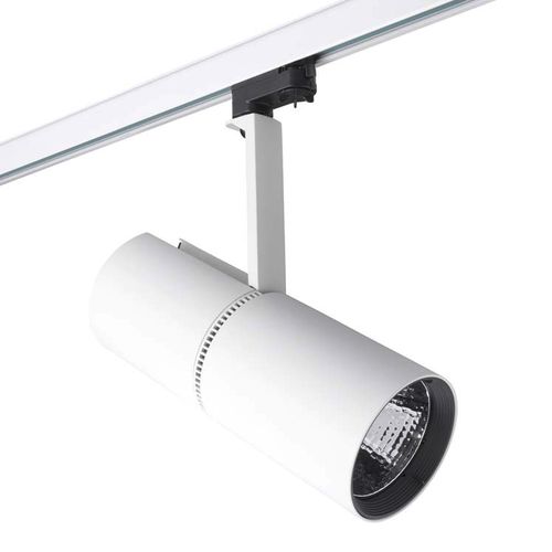 Éclairage sur rail à LED - BOND TUBE - Leds-C4 - rond / en aluminium / en verre
