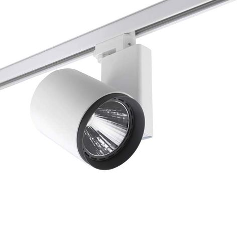 Éclairage sur rail à LED - MACH 3 - Leds-C4 - rond / en aluminium / en verre