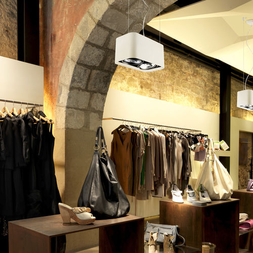 Downlight en saillie - BACO - Leds-C4 - suspension / halogène / carré