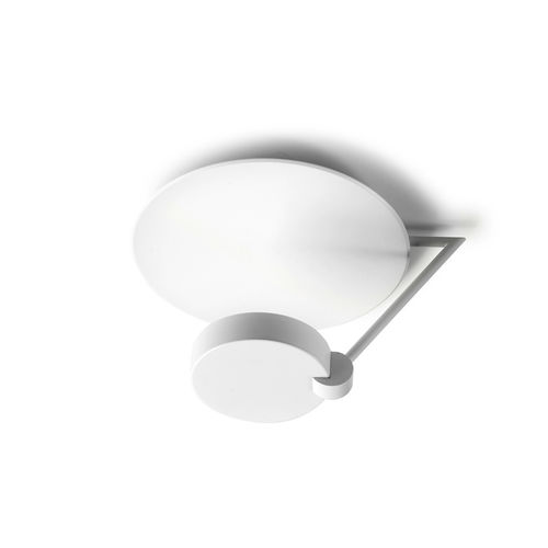 Plafonnier contemporain - IBIS - Leds-C4 - rond / en acier / en méthacrylate