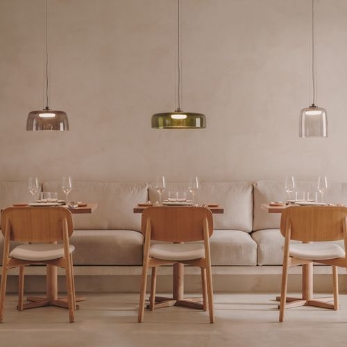 Suspension - LEVELS - Leds-C4 - en acier / contemporaine / d'intérieur
