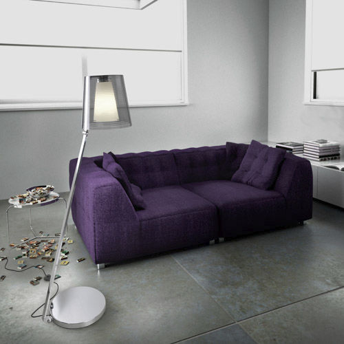 Lampe sur pied - EMY - Leds-C4 - en aluminium / en polycarbonate / contemporaine