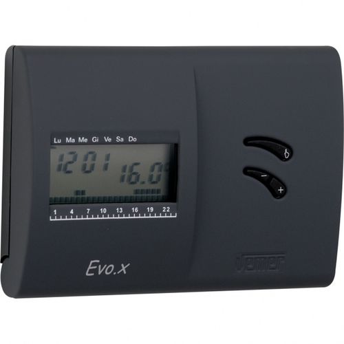 Thermostat numérique - EVO.X NERO - VEMER - programmable / pour chauffage / mural