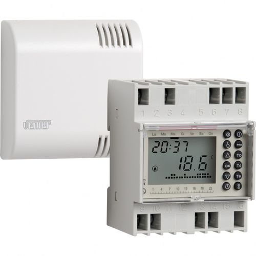 Thermostat numérique - EVO - VEMER - programmable / pour chauffage / sur rail DIN