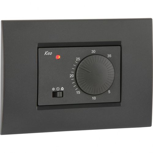 Thermostat électronique - KEO-A - VEMER - programmable / pour chauffage / encastrable au mur