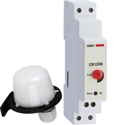 Interrupteur crépusculaire sur rail DIN - CR1DIN - VEMER - modulable