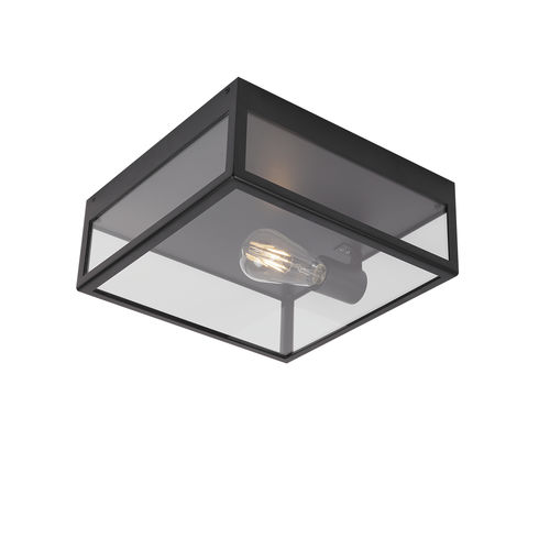 Plafonnier contemporain - POLO - psmlighting - carré / en verre / en acier inoxydable