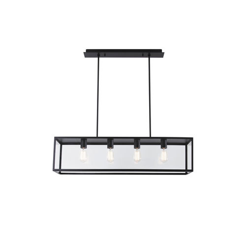 Suspension - TAVOLO B200 L1000 - psmlighting - en acier inoxydable / en verre / contemporaine