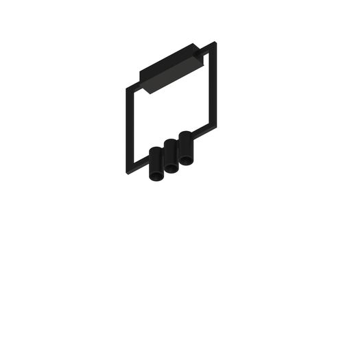Plafonnier design original - THINDR - psmlighting - carré / rectangulaire / en aluminium