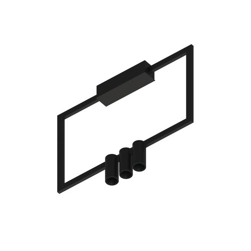 Plafonnier design original - THINDR - psmlighting - rond / rectangulaire / tubulaire
