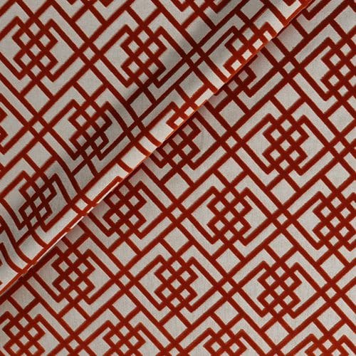 Tissu d'ameublement - SARACEN - JIM THOMPSON - à motif géométrique / en polyester / en Trevira CS®