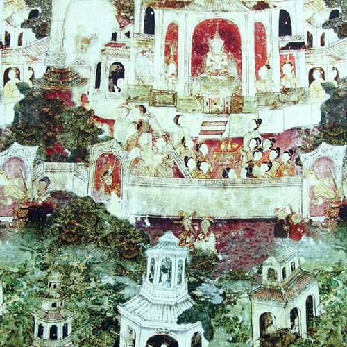 Tissu d'ameublement - ILLUMINATION : AYUTHYA - JIM THOMPSON - pour rideaux / à motif / en lin