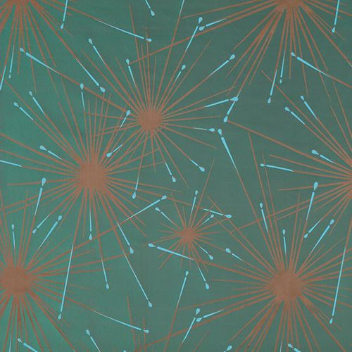 Tissu pour rideaux - TONY DUQUETTE : FIREWORKS - JIM THOMPSON - d'ameublement / à motif / en soie