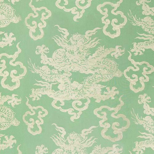 Tissu pour rideaux - SECOND DYNASTY : DRAGON KING - JIM THOMPSON - à motif / en coton / en lin