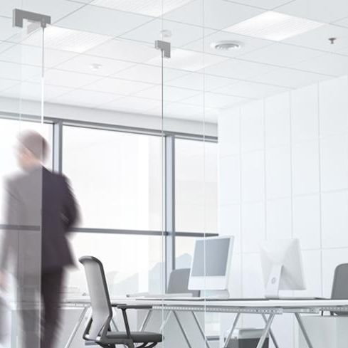 Luminaire apparent - 2 600 DDP TR 840 IR ELC - ESYLUX - à LED / carré / IP20