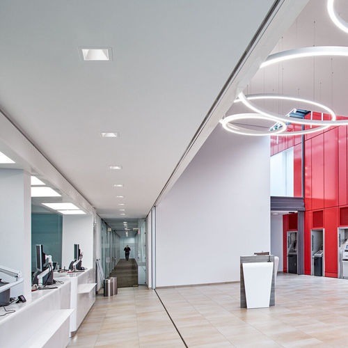 Downlight encastrable au plafond - SPADO 150 - XAL - pour plafond / à LED / carré