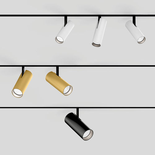 Éclairage sur rail à LED - BO 32 / 45 / 55 - XAL - rond / en aluminium / professionnel