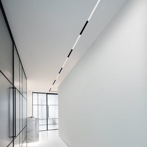 Éclairage sur rail à LED - FLUSH - XAL - linéaire / en aluminium / résidentiel