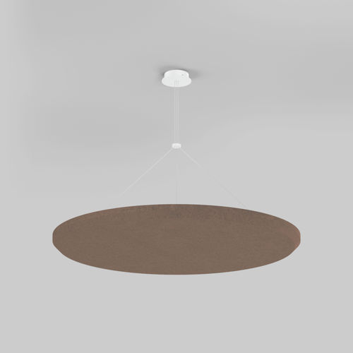 Panneau décoratif. en PET - SONIC ABSORBER DISC - XAL - pour agencement intérieur / lisse / aspect tissu