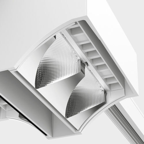 Éclairage sur rail à LED - SQUADRO - XAL - linéaire / en fonte d'aluminium / en verre
