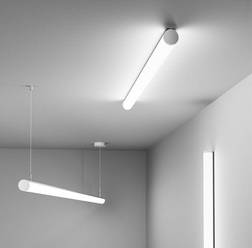 Plafonnier moderne - TUBO 60 - XAL - linéaire / en aluminium / en aluminium extrudé