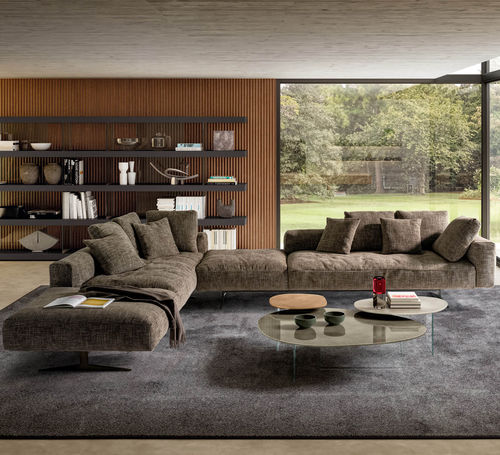 Canapé modulable - Air Soft - LAGO - d'angle / contemporain / en tissu