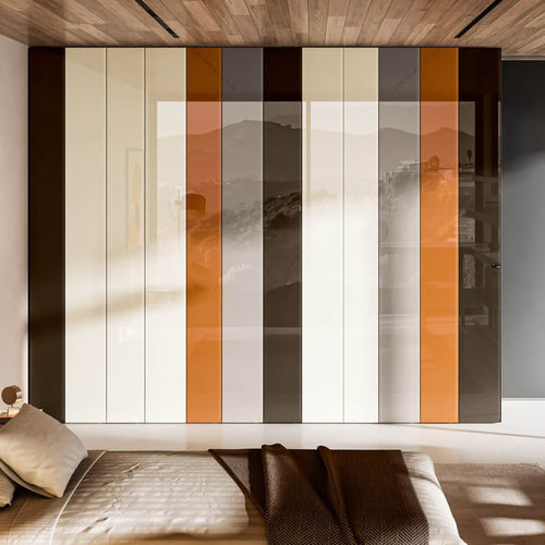 Armoire pour enfant - N.O.W. - LAGO - contemporaine / en bois laqué / en verre