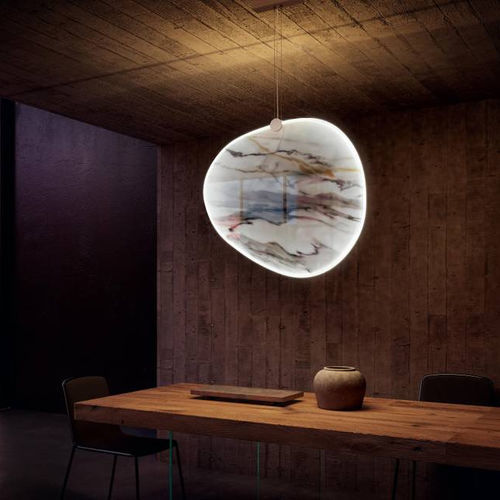 Suspension - Glee - LAGO - en métal / en verre / en tissu