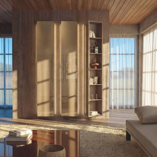 Bibliothèque pour mur - 36E8 TWIST - LAGO - modulable / contemporaine / en bois