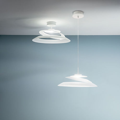 Suspension - ARAGON - Fabas Luce - en métal / en verre bombé / contemporaine