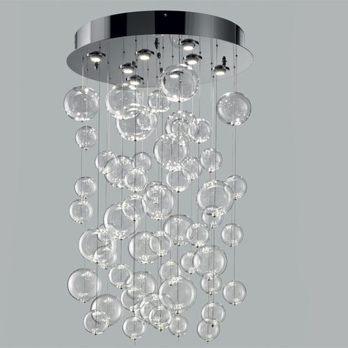 Plafonnier contemporain - BOLERO - METAL LUX - rond / sphérique / en verre