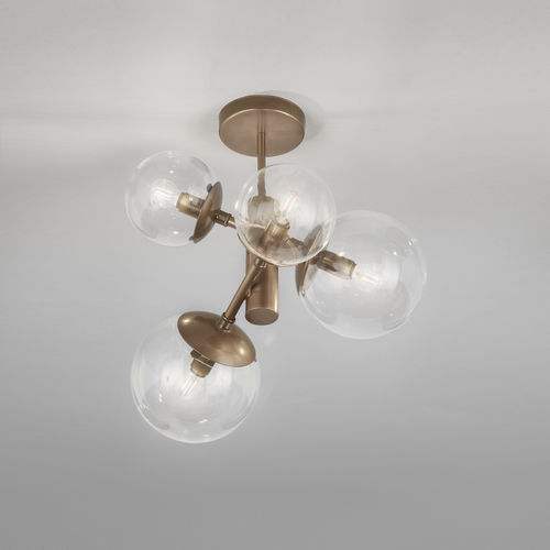 Plafonnier contemporain - GLOBAL - METAL LUX - sphérique / en métal / en polycarbonate