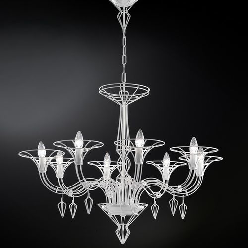 Lustre de style vénitien - DEDALO - METAL LUX - en métal / 8 ampoules / professionnel
