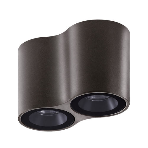 Plafonnier contemporain - Intono C OUT 3.4 - L&L Luce&Light - tubulaire / en verre / en aluminium